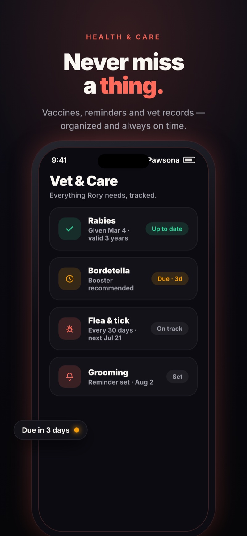 Pawsona — smart care and vet essentials